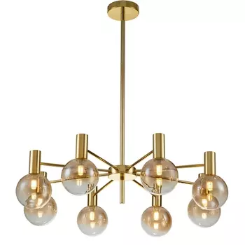 Люстра потолочная на штанге (13015/8R Gold) Indigo Collana V000222