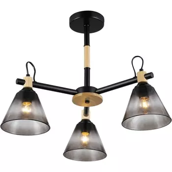 Люстра потолочная на штанге 3 * Е27 Вт Rivoli Elmira 9117-303