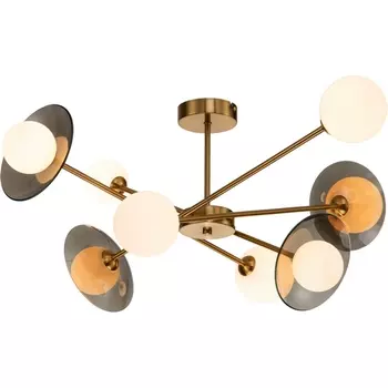 Люстра потолочная на штанге (11020/8C Brass) Indigo JAZZ V000164