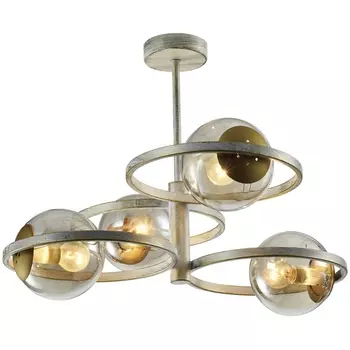 Люстра потолочная на штанге Sarita 4096-304 4 х E14 40 Вт (Rivoli)