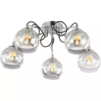 Люстра потолочная Riley 1179/5P E27*60W Chrome (Escada)