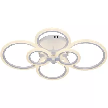 Люстра (+ночной режим) с пультом потолочная светодиодная 10224/6 LED*103W Escada Orbita 10224/6LED 103W