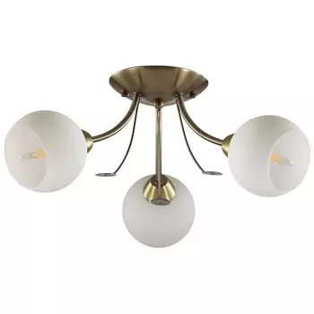Люстра потолочная античная латунь E14 3*40W Lumion Tula 5265/3C