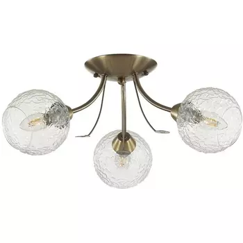 Люстра потолочная античная латунь E14 3*40W Lumion Tula 5266/3C