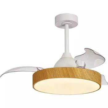 Люстра потолочная-вентилятор LED с ПДУ Mantra Alaska 8756