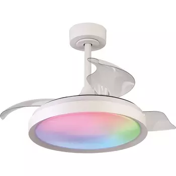 Люстра потолочная-вентилятор RGB LED с ПДУ Mantra Siberia 8760