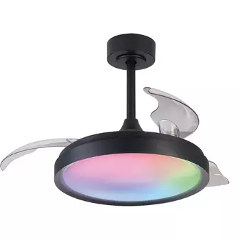 Люстра потолочная-вентилятор RGB LED с ПДУ Mantra Siberia 8761