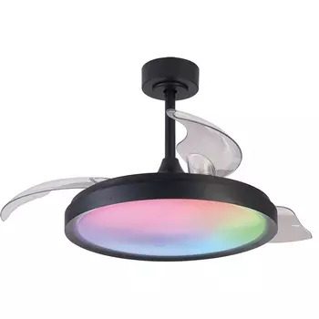 Люстра потолочная-вентилятор RGB LED с ПДУ Mantra Siberia 8759