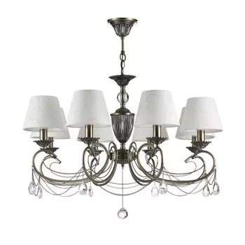 Люстра с подвесками из хрусталя Freya Brossard FR2904-PL-08-BZ