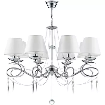 Люстра с подвесками из хрусталя Freya Haley FR2909-PL-08-CH