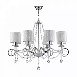 Люстра с подвесками из хрусталя Morel FR2907-PL-08-CH (Freya)