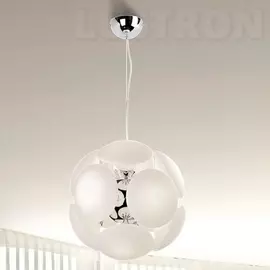 Люстра в форме шара Moderno 8001/12S CHROME/WHITE (Luce Solara)