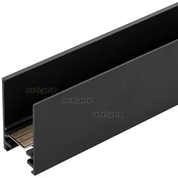 Трек 1м (шинопровод накладной/подвесной магнитный) 24V MAG-TRACK-2538-1000 (BK) (Arlight, IP20 Металл, 3 года) 034227