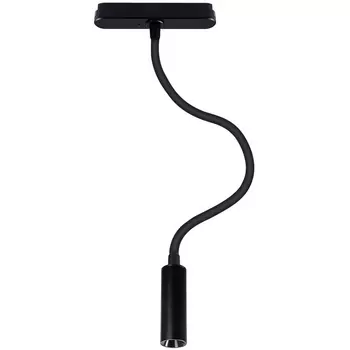 Магнитный трековый светильник LED на гибкой ножке 48V Arte Lamp Rapid A6162PL-1BK