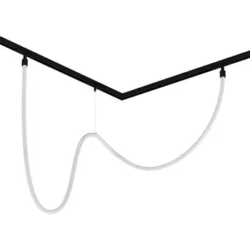 Магнитный трековый светильник LED с гибким неоном 48V Arte Lamp Loop A4910PL-1BK