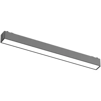 Магнитный трековый светильник ST Luce Skyflat ST674.446.15 черный LED 1*15W 48V