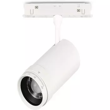 Магнитный трековый светильник ST Luce Skyline 48V ST357.536.12 ZOOM белый LED 1*12W
