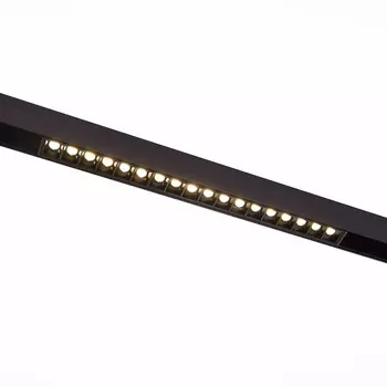 Магнитный трековый светильник ST Luce Skyline 48 ST371.406.18 SMART Черный LED 1*18W 2700K-6500K 48V