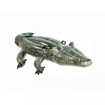 Матрац надувной Crocodile ОГОГО 584747 (зеленый) ОГОГО Обстановочка!