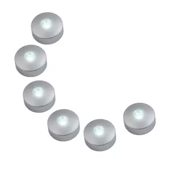 Мебельный светильник светодиодный ULM-R04-1W*6/NW IP33 SILVER блистер (Uniel)