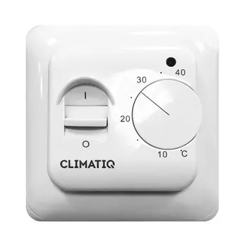 Механический терморегулятор (белый) Climatiq Терморегуляторы IQWatt BT-white