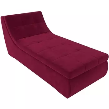 Модуль Холидей канапе (микровельвет бордовый) Лига Диванов 112661