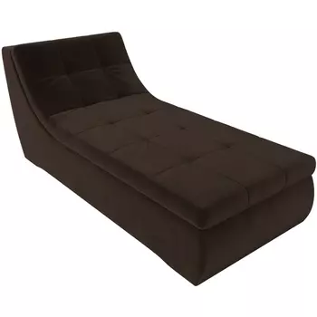 Модуль Холидей канапе (микровельвет коричневый) Лига Диванов 101897