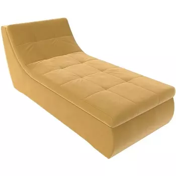 Модуль Холидей канапе (микровельвет желтый) Лига Диванов 112662