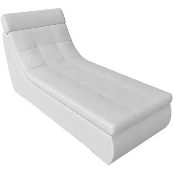 Модуль Холидей Люкс канапе (экокожа белая) Лига Диванов 105648