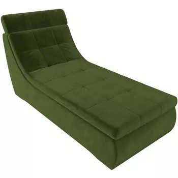 Модуль Холидей Люкс канапе (микровельвет зеленый) Лига Диванов 105639