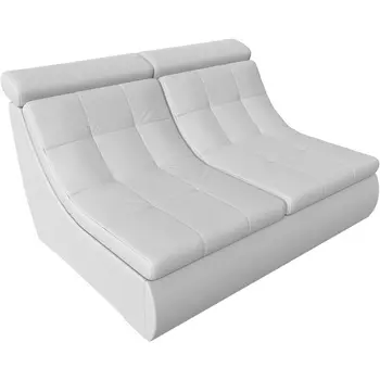 Модуль Холидей Люкс раскладной диван (экокожа белая) Лига Диванов 105623