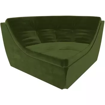 Модуль Холидей Люкс угол (микровельвет зеленый) Лига Диванов 105689