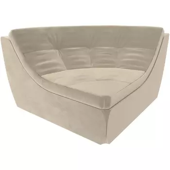 Модуль Холидей угол (микровельвет бежевый) Лига Диванов 101937