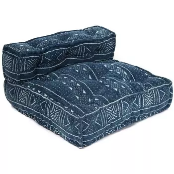 Модуль мягкий со спинкой Secret De Maison VERONA (mod. 10096) синий (cotton Kilim) (Tetchair)