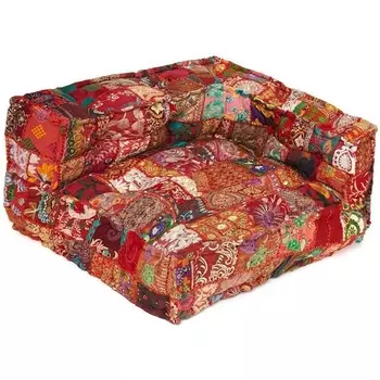Модуль мягкий угловой Secret De Maison GIPSY (mod. 10201) этнический красный (cotton patchwork) (Tetchair)