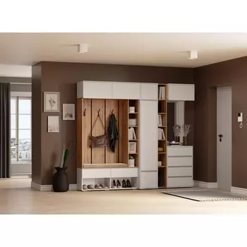 Модульная прихожая Роут комплектация 3 (Роут кашемир комплектация 3) Woodville арт.596595