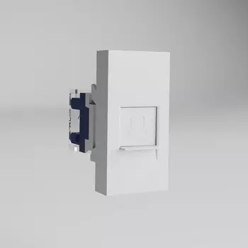 Модульная розетка Ethernet RJ-45 (белый) Werkel W1281101 (a069369)