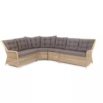 Модульный диван из ротанга, цвет соломенный 4SIS Бергамо BS6-4-MODULE