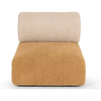 Модуль Trevi одинарный (Велюр,Искусственный мех/Коричневый,Бежевый) ОГОГО Обстановочка! арт.880914