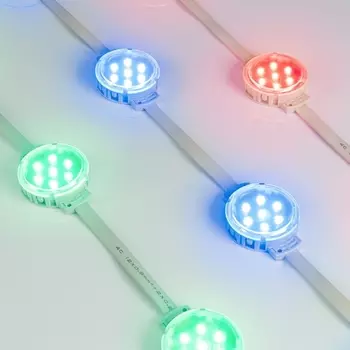 Модуль управляемый SPI-F7-D50 24V RGB-RAM-Auto (1.25W, IP68, 120 deg) (Arlight, Пластик, 3 года) 036826 (60 шт.)