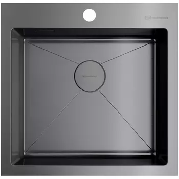 Мойка Omoikiri Akisame 51-GM нерж.сталь/вороненая сталь