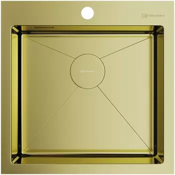 Мойка Omoikiri Akisame 51-LG нерж.сталь/светлое золото