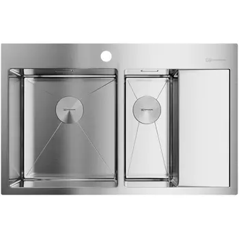 Мойка Omoikiri Akisame 78-2-IN-L нерж.сталь/нержавеющая сталь