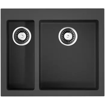 Мойка Omoikiri Bosen 59-2-BL Tetogranit/черный
