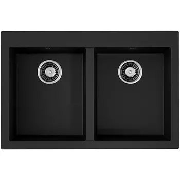 Мойка Omoikiri Bosen 80-2-BL Tetogranit/черный