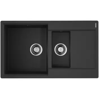 Мойка Omoikiri Daisen 86-2-BL Artgranit/черный