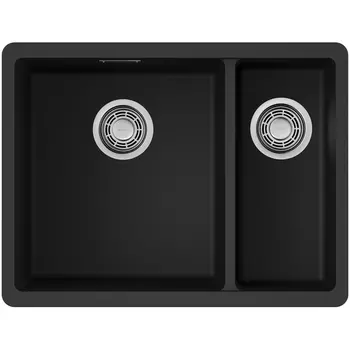 Мойка Omoikiri Kata 55-2-U-BL Artgranit/черный