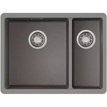 Мойка Omoikiri Kata 55-2-U-GR Artgranit/leningrad grey