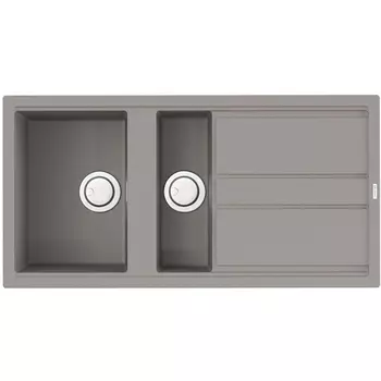 Мойка Omoikiri Kitagawa 100-2-GR Artceramic/leningrad grey