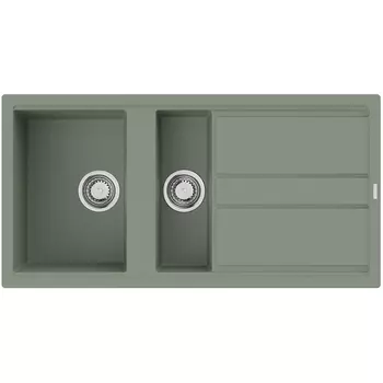 Мойка Omoikiri Kitagawa 100-2-WG Artceramic/wind green